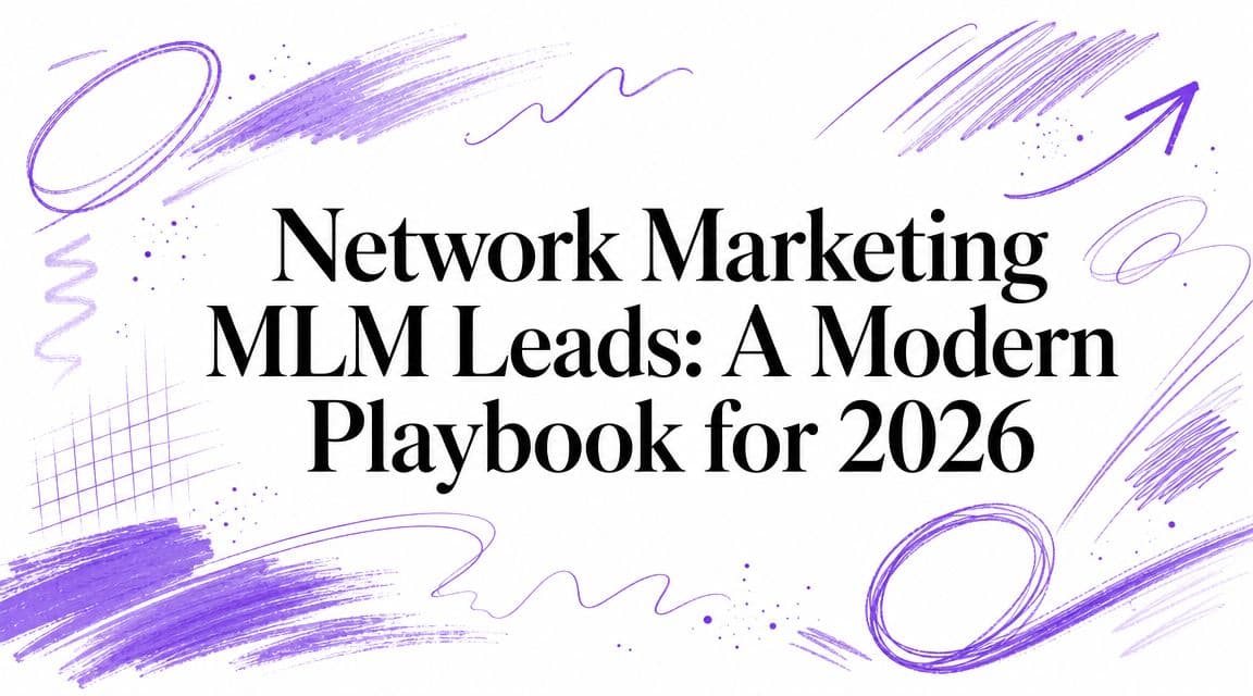 Network Marketing MLM Leads: A Modern Playbook for 2026