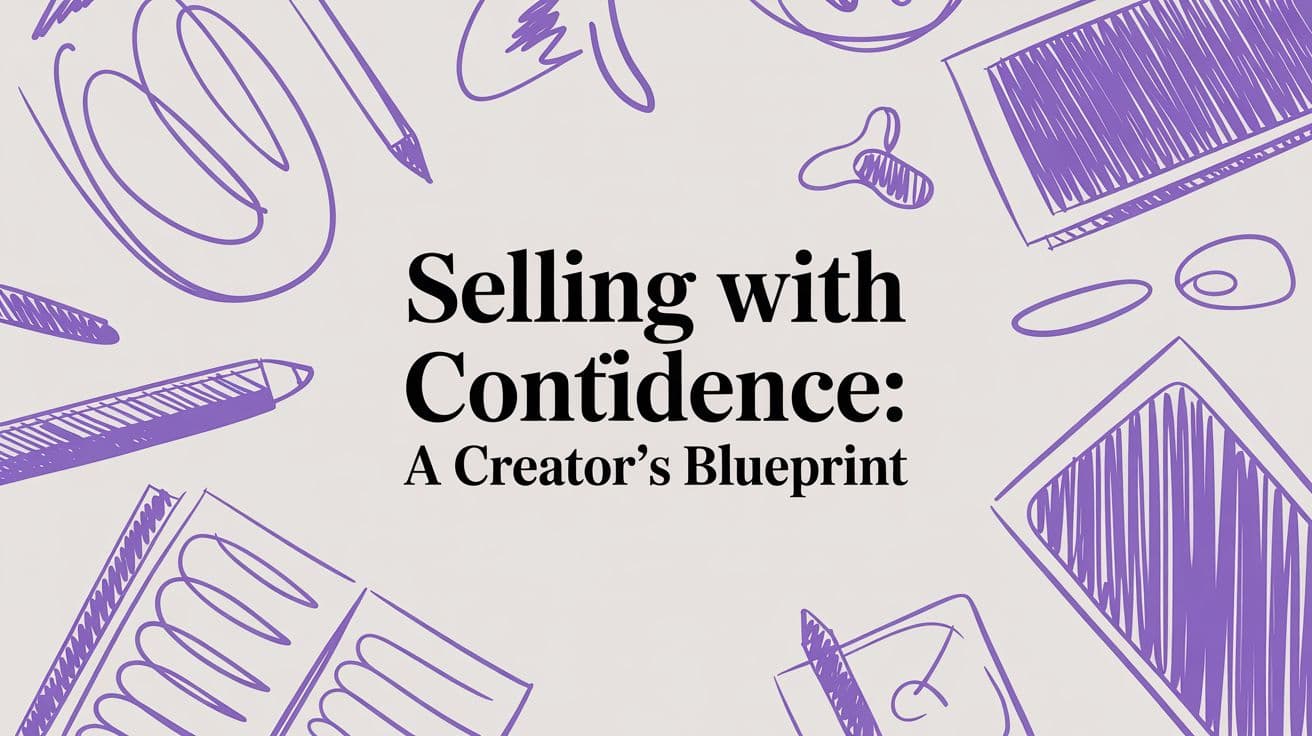 Selling With Confidence: A Creator’s Blueprint