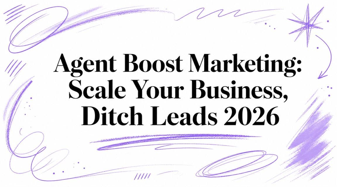 Agent Boost Marketing: Scale Your Business, Ditch Leads 2026