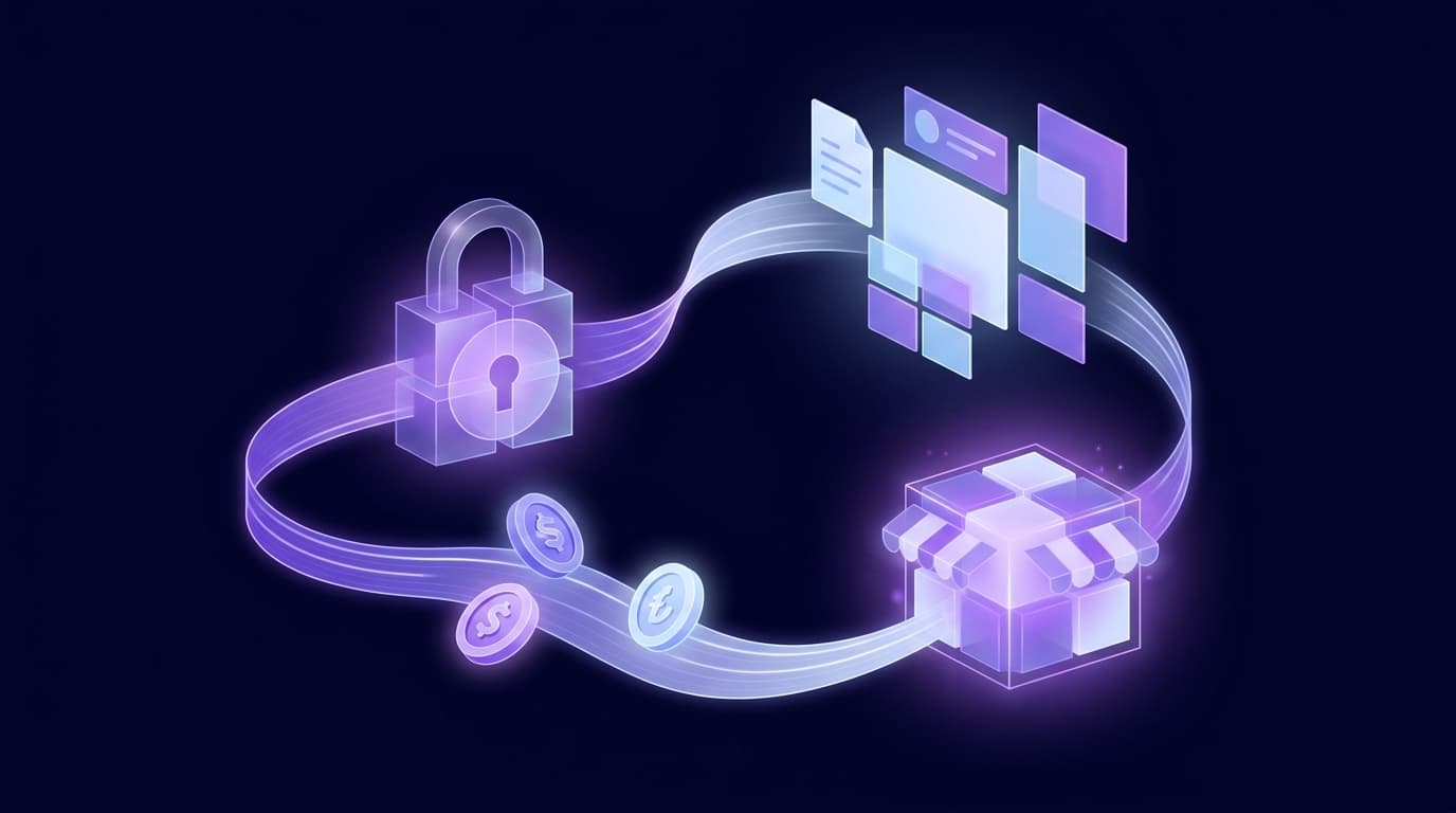 license digital templates commercial use — digital-products editorial illustration