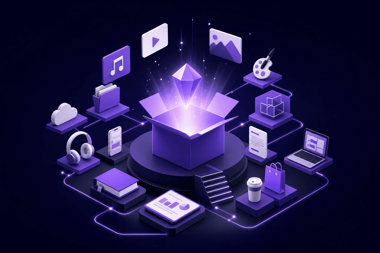 best digital products to sell — digital-products editorial illustration