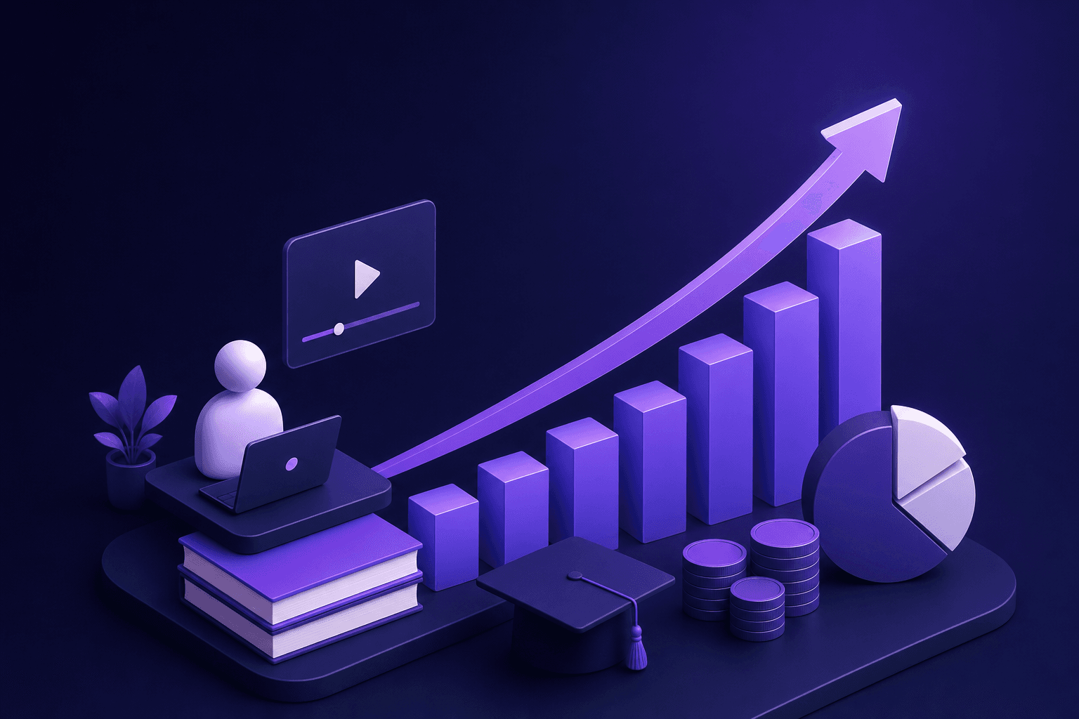 thinkific price increase 2026 — courses editorial illustration