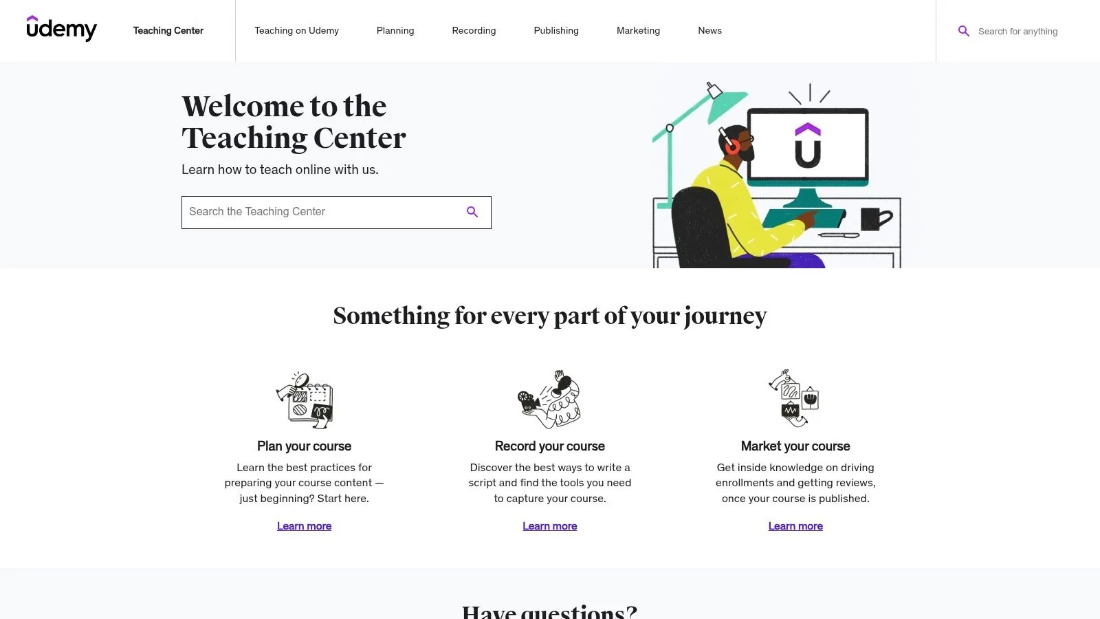 Udemy platform