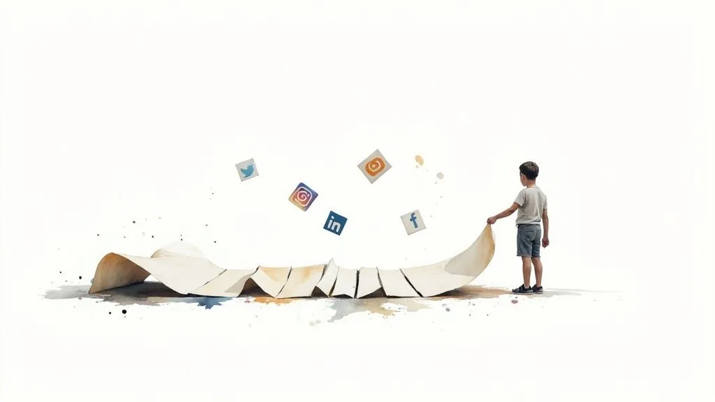 Long-Form to Short-Form Social Media Content