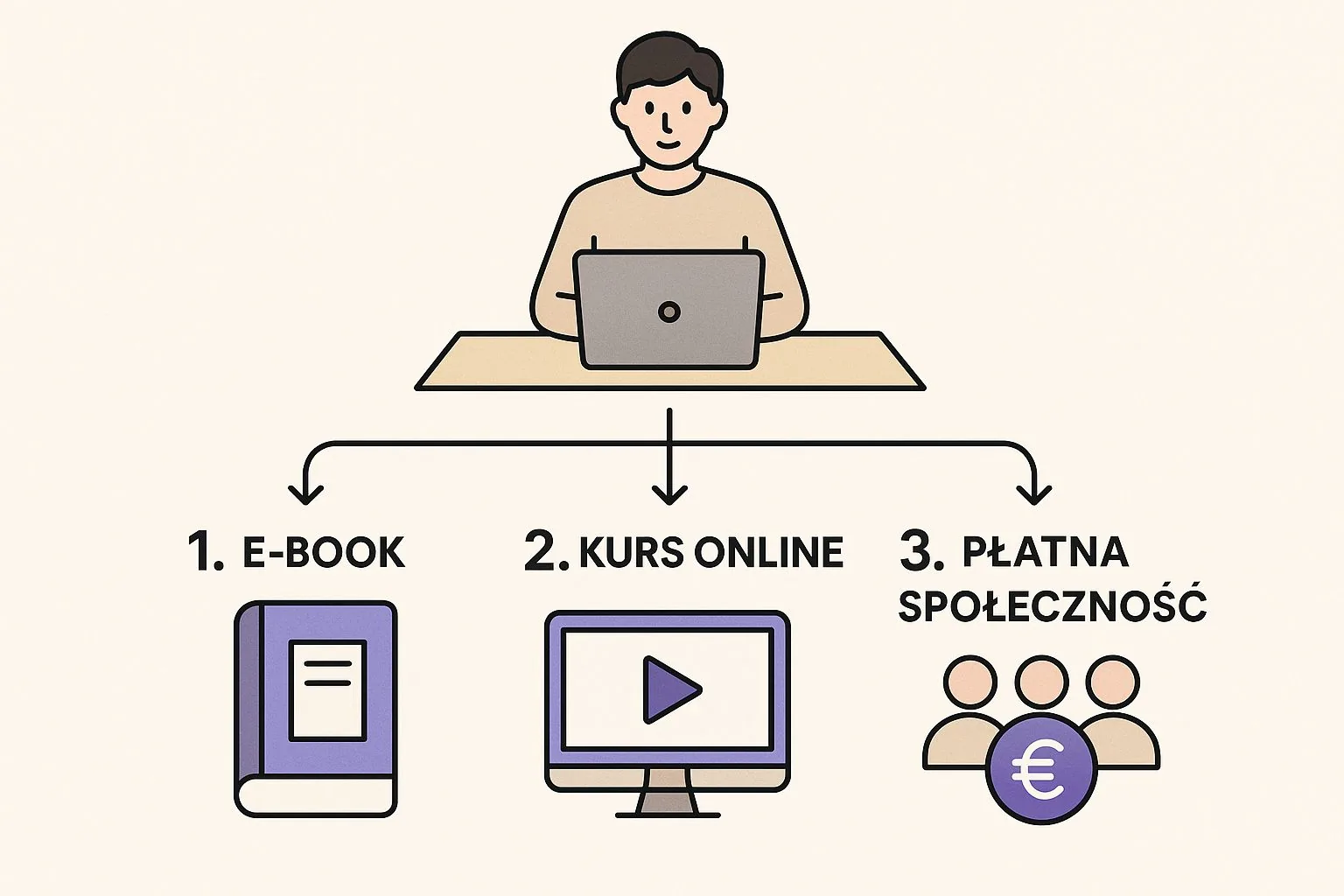 Infographic about jak sprzedawać w internecie?