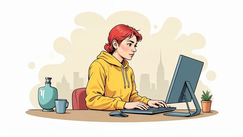 Zdjęcie przedstawiające grupę ludzi pracujących wspólnie przy stole nad projektem, symbolizujące aktywizację społeczności