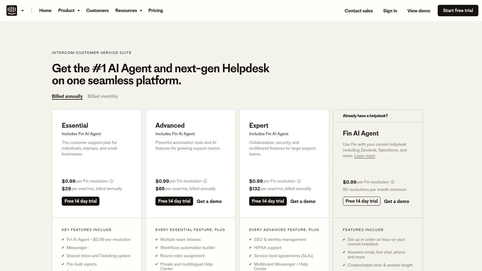 Intercom (Help Center / Articles)