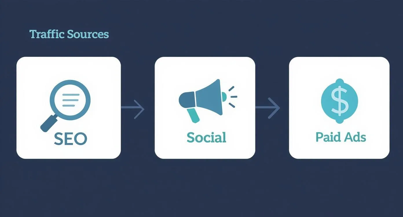 Infographic about building email list