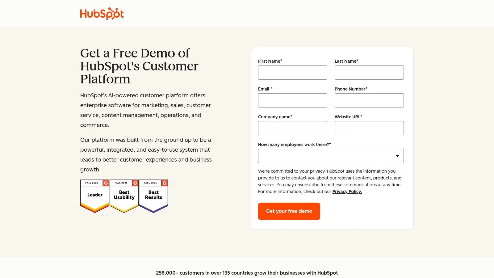 HubSpot (Marketing Hub within the HubSpot Customer Platform)