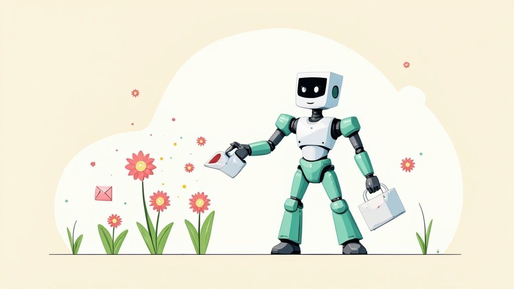 Odkryj jak działa skuteczna automatyzacja marketingu. Nasz przewodnik krok po kroku pomoże Ci odzyskać czas, zwiększyć sprzedaż i skalować biznes.