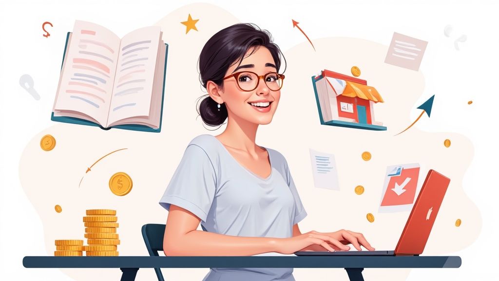 Dowiedz się, jak wydac ebook krok po kroku i zacząć zarabiać. Odkryj skuteczny proces i strategie marketingowe, które zwiększą Twój sukces.