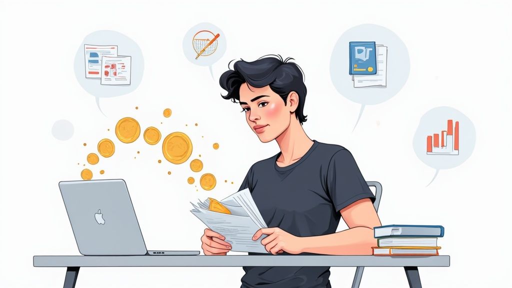 Chcesz wiedzieć, jak zrobić ebooka, który odniesie sukces? Odkryj nasz praktyczny poradnik i przejdź od pomysłu do sprzedaży krok po kroku.