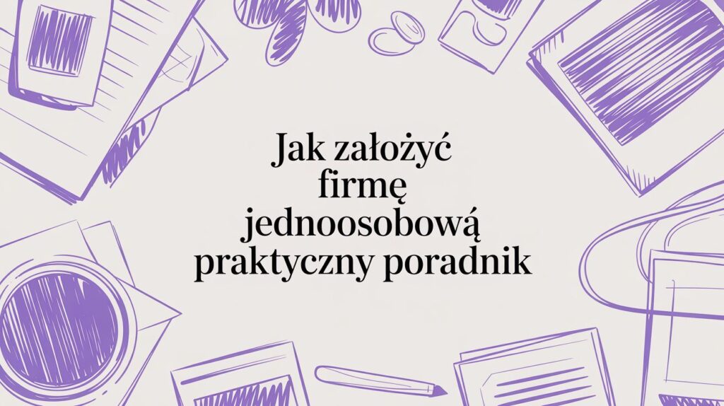 Chcesz wiedzieć, jak założyć firmę jednoosobową? Odkryj nasz praktyczny poradnik, który przeprowadzi Cię przez formalności, podatki i ZUS bez zbędnego stresu.