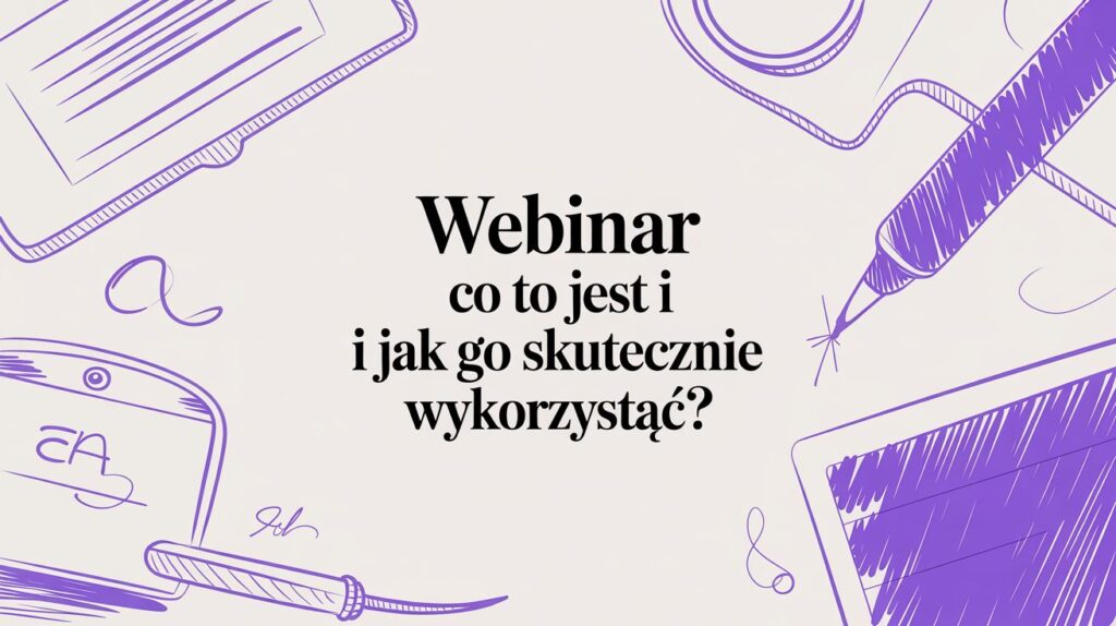 Zastanawiasz się, webinar co to jest? Odkryj jego rodzaje, kluczowe korzyści oraz praktyczne kroki, jak zorganizować własne wydarzenie online i na nim zarabiać.