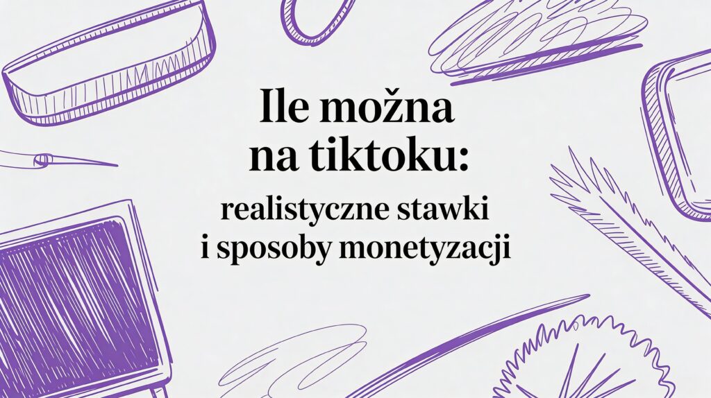 ile mozna zarobic na tiktoku? Sprawdź realne stawki, metody monetyzacji i praktyczne kroki do dochodowego kanału.