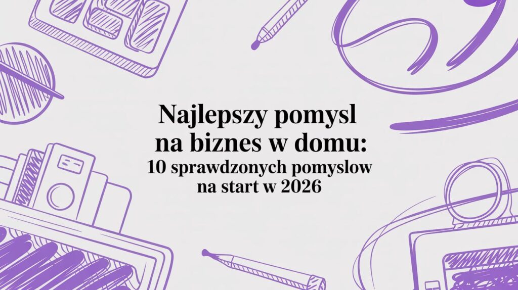 Szukasz pomysl na biznes w domu? Odkryj 10 sprawdzonych modeli, od kursow online po uslugi, ktore mozesz uruchomic z niskim wkladem.