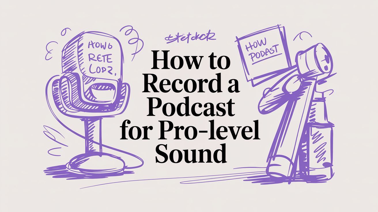 How to Record a Podcast for Pro-Level Sound