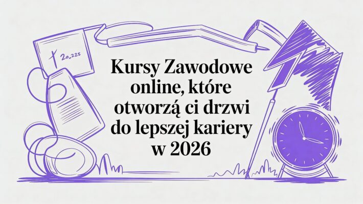 Odkryj najlepsze kursy zawodowe online w Polsce. Dowiedz się, jak wybrać kurs, który odmieni twoją karierę, i jak zarabiać na własnej wiedzy w 2026 roku.