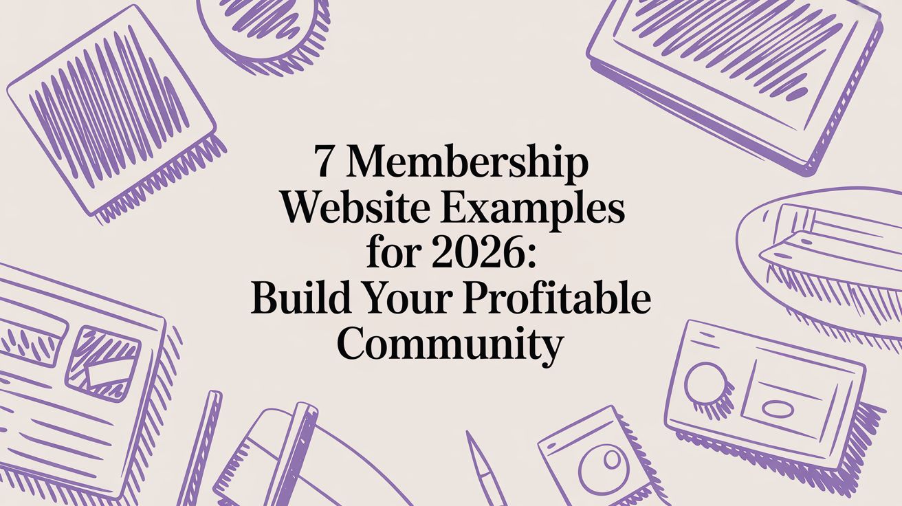7 Membership Website Examples for 2026: Build Your Profitable Community