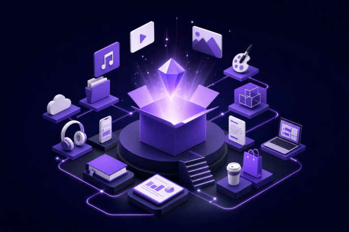 best digital products to sell — digital-products editorial illustration
